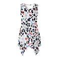 thumbnail image 1 of HELLHERO 4th of July Leopard Print Summer Sleeveless Dress, Side Pockets Sleeveless Sundress with Round Neck Asymmetric for Party, 1 of 8
