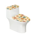 thumbnail image 1 of HELLHERO Abstract Floral Art Toilet Top Cover Set & 2 Piece Bathroom Toilet Cozy Set & Stretch for Bathroom Supplies, 1 of 8