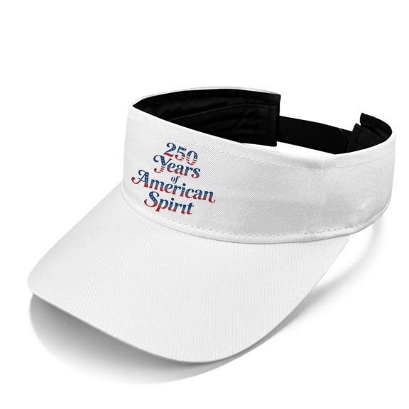 HELLHERO American Patriotic Print Adjustable Sports Sun Visor Hat for Tennis Travel, Breathable Lightweight Sports Sun Visor Cap