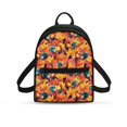 thumbnail image 1 of HELLHERO Autumn Rooster Leaf Lightweight Mini Backpack, Water-Resistant Practical Backpacks with Front Pocket for Work Travel, 1 of 8
