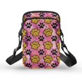 thumbnail image 1 of HELLHERO (Bag Only) Crossbody Sling Bags Polyester, Stylish Crossbody Bags, Puppy Paw Prints, 1 of 7