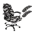 thumbnail image 1 of HELLHERO Bat Print Office Chair Cover Set, Stretchable Desk Chair Slipcover, Protective Office Chairs Seat Protector with Armrest Cover, Machine Washable, 1 of 6