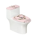 thumbnail image 1 of HELLHERO Bathroom Toilet Cover Set for Soft Elastic Fabric Elastic Edge Machine Washable Easy to Clean Fits All Toilet Shapes Washable Cozy, 1 of 6
