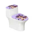 thumbnail image 1 of HELLHERO Bathroom Toilet Cozy Set 2 Piece 17x21 Inches Adds Holiday Charm Thankful Fall Dog and Bat, 1 of 8