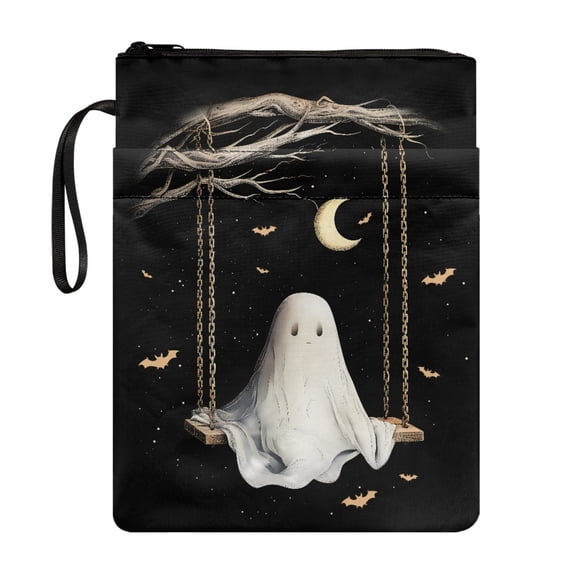 HELLHERO Bible Case Bag Protector Wrap Bag Polyester Fabric Decorative Design Books Sleeve with Lightweight for Office for Book Organzier Holder Phantom