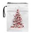 thumbnail image 1 of HELLHERO Bible Case Bag Storage & Portability with Book Protection Polyester Book Carrying Case for Friend Bible or Book Waterproof 11.42 x 8.66 Inch, Red Christmas Tree, 1 of 8