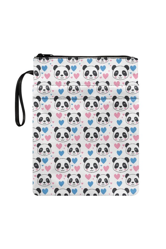 Bible Case Bag Vintage Protector Wrap Bag with Washable Polyester Fabric Book Organzier Holder Zipper for Paperbacks Notebook Book Books Lovers