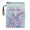 thumbnail image 1 of HELLHERO Bible Case Bag with Washable Polyester Paperback Book Cover with Decorative Design for Hardcover Notebook Journal Textbooks Paperbacks Book Carrying Case Zipper Book Storage Bag, 1 of 8