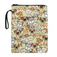 thumbnail image 1 of HELLHERO Bible Case Bag for Women, Protector Wrap Bag, Waterproof, Carrying Book Case for Journals Planners Books, Dog Pattern, 1 of 8