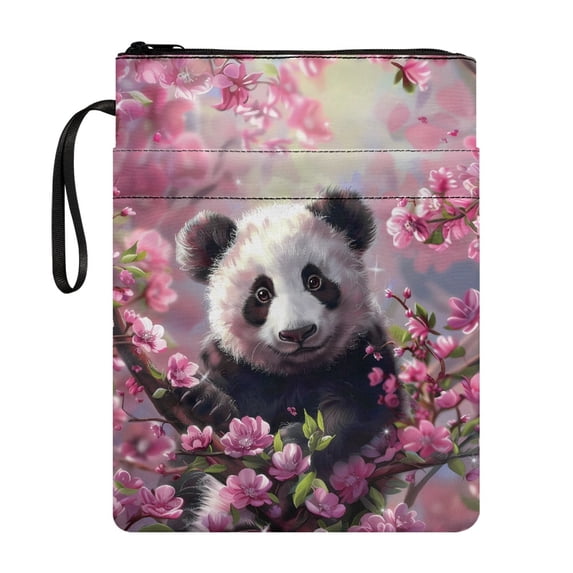 HELLHERO Bible Case Bag with Washable Polyester Book Organzier Holder Zipper Pouch Decorative Design Carrying Book Case with Book Protection