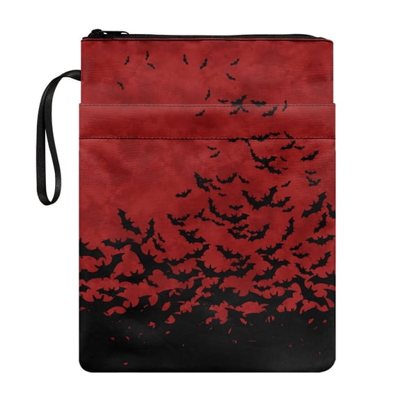 HELLHERO Bible Case with Lightweight Polyester Carrying Book Case Bible Cover Zipper Church Bible Bag with Waterproof for Readers Student Gift Bag