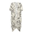thumbnail image 1 of HELLHERO Black Leaf Vine Bathing Suit Cover Up Breathable Polyester Cardigan Long Kimono Swimsuit Cover Up, 1 of 6