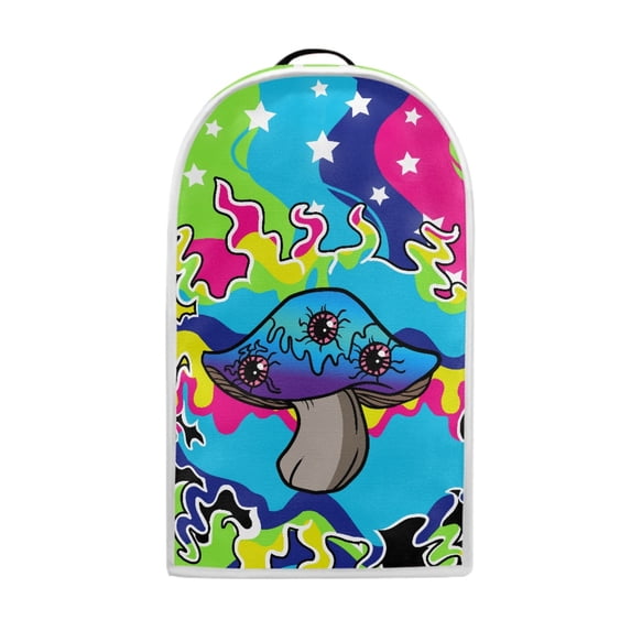 HELLHERO Blender Cover 1Set Polyester 15.94"H x 9.45"L x 7.28"W for Home Kitchen Indoor Machine Washable, Psychedelic Eyeball Mushroom