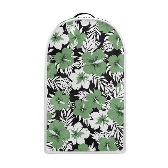 HELLHERO Blender Covers Proof Stain with Multifunctional 15.94"H x 9.45"L x 7.28"W There is only one dust cover, Hibiscus Flower Pattern