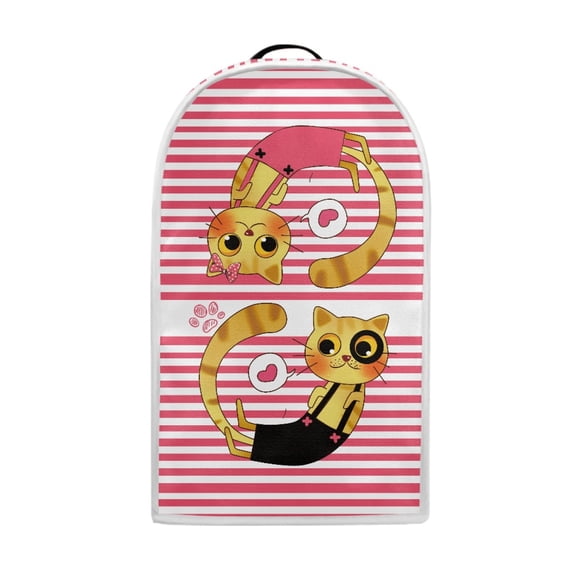 HELLHERO Blender Dust Cover 1Set Easy to Clean Fitted for Household, Duo Cat Comic Stripes Backpack