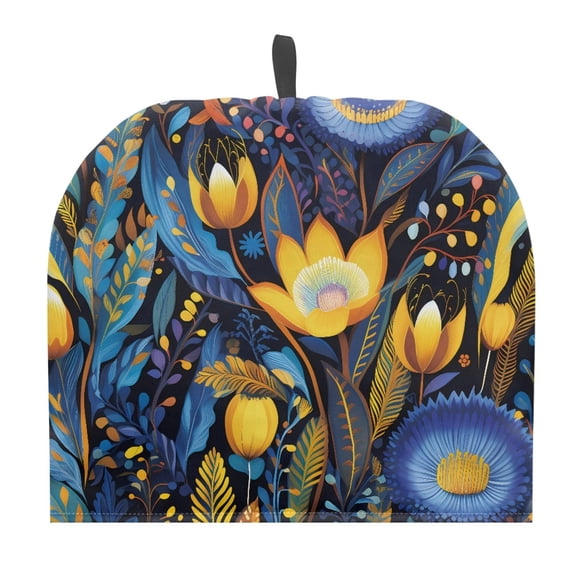 HELLHERO Bohemian Flower Teapot Protective Insulation Protector, Thanksgiving