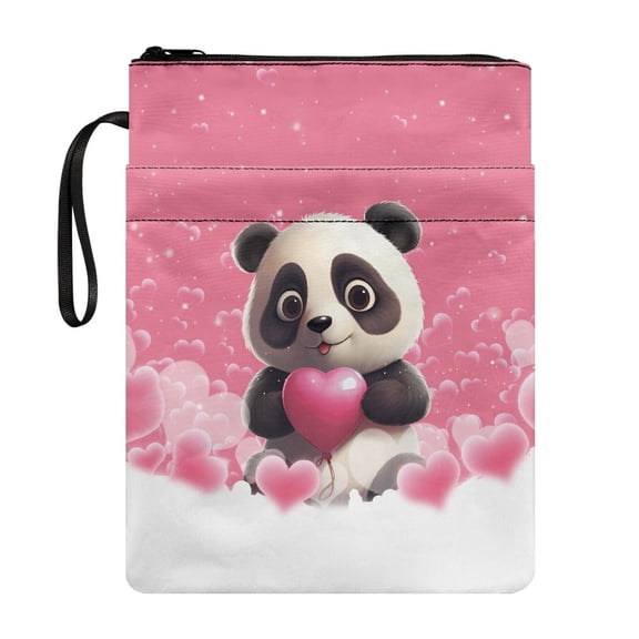 HELLHERO Book Club Gifts Bible Case Bag with Decorative Design Waterproof Polyester for Readers Textbook Book Protection 11.42 x 8.66 Inch