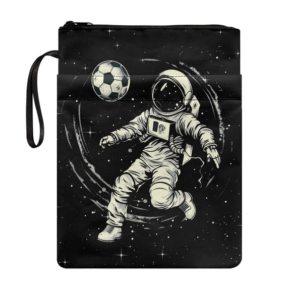 HELLHERO Book Cover Sleeve, 11.4 Inch X 8.66 Inch with Washable for Retro Book Sleeve Protector Pouch, Protector Wrap Bag Classic for Books Lovers Reader Students