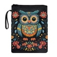 thumbnail image 1 of HELLHERO Book Cover Sleeve Book Organzier Holder with Decorative Design Polyester Reusable for Reading Lovers Travel Waterproof 11.4 Inch X 8.66 Inch, 1 of 8