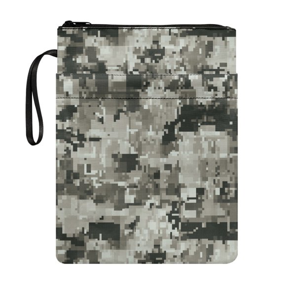 HELLHERO Book Cover Sleeve Pouch, 8.66 x 11.42 with Washable for Retro Book Protector, Book Carrying Case Student Gift Bag for Friend Students Classmate