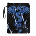 thumbnail image 1 of HELLHERO Book Cover Sleeve Pouch Reusable with Handle Polyester Protector Wrap Bag for Teachers Bible or Book Book Protection 11.4 Inch X 8.66 Inch, 1 of 8