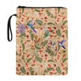 thumbnail image 1 of HELLHERO Book Cover Sleeve with Pocket for Friend Book Sleeve Cover Book Storage Bag for Journal Nature Hummingbird, 1 of 8