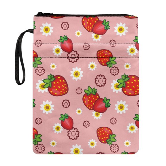 HELLHERO Book Lovers Gifts Zipper Bag with Lightweight Book Protection Polyester for Teachers Books, Magazines, and Stationery Book Organzoer Holder Washable 8.66 x 11.42