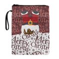 thumbnail image 1 of HELLHERO Book Lovers Gifts Zipper Pouch, 11.42 x 8.66 Inch Polyester Reusable Carrying Book Case Book Carrying Case with Zipper, Book Lovers Gift for Fater Santa Claus, 1 of 8