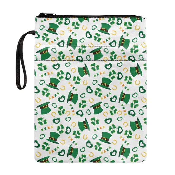 HELLHERO Book Organizer Bag with Zipper Polyester Fabric Book Covers with Book Protection for Bible Book Organzier Holder Book Cover Carrying Case