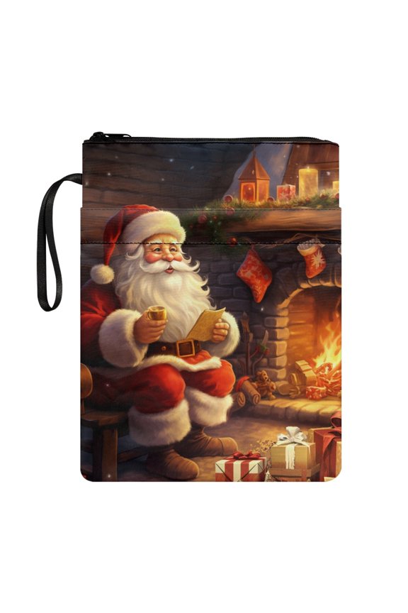 Book Protector, 11.42 x 8.66 Inch with Handle for Book Club Gifts Book Sleeve Protector, Book Carrying Case Vintage