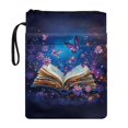thumbnail image 1 of HELLHERO Book Protector Book Carrying Case with Waterproof Polyester Fabric Storage & Portability for Fater Stationery, Accessories Zipper, 1 of 8