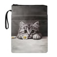 thumbnail image 1 of HELLHERO Book Sleeve Cover for Librarian, 11.42 x 8.66 Inch Book Organzier Holder with Waterproof, Books, Magazines, and Stationery Cat for Mother, 1 of 8