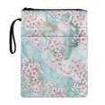 thumbnail image 1 of HELLHERO Book Sleeve Cover for Librarian,Sakura Marble Pattern Book Organzoer Holder, Lightweight, Protector Wrap Bag for Classroom Library, 1 of 8