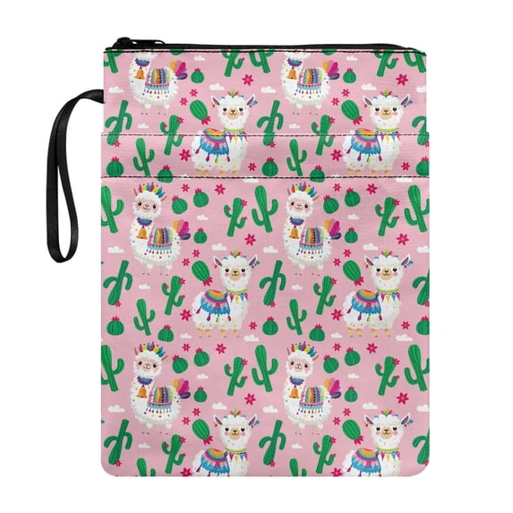 HELLHERO Book Sleeve Cover with Book Protection for Reader Book Covers Book Carrying Case for Travel, Llama