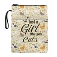 thumbnail image 1 of HELLHERO Book Sleeve Cover with Handle Lightweight Polyester Fabric Church Bible Bag for Readers Church 11.42 x 8.66 Inch, 1 of 8