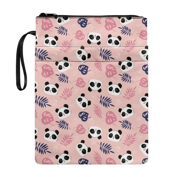 HELLHERO Book Sleeve Protector Book Carrying Case with Washable Polyester Fabric Protector Wrap Bag for Student Prayer Study Lightweight 8.66 x 11.42