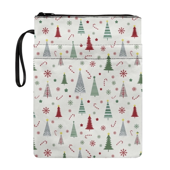 HELLHERO Book Sleeve Protector Book Organzoer Holder Waterproof Protector Wrap Bag Decorative Design with Book Carrying Case 11.42 x 8.66 Inch