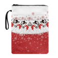 thumbnail image 1 of HELLHERO Book Sleeve Protector Pouch Polyester Fabric Reusable Book Organzier Holder with Washable Books Sleeve Protector Wrap Bag, 11.4 Inch X 8.66 Inch, Snowflakes, 1 of 8