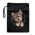 thumbnail image 1 of HELLHERO Book Sleeve Protector Pouch Storage & Portability Polyester Pocket Protector Wrap Bag with Handle Book Organzoer Holder, Puppy Pattern Design, 1 of 8