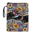 thumbnail image 1 of HELLHERO Book Sleeve Protector Pouch with Lightweight Polyester Fabric Book Cover Carrying Case Books Sleeve Zipper Protector Wrap Bag with Handle, 1 of 8
