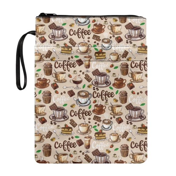 HELLHERO Books Sleeve Bible Book Carrying Bag Waterproof Book Carrying Case Handle with Carrying Book Case 11.42 x 8.66 Inch