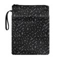 thumbnail image 1 of HELLHERO Books Sleeve Carrying Book Case Polyester Fabric Pocket Book Cover Carrying Case with Waterproof Storage & Portability, Black Leopard Print Tote, 1 of 8