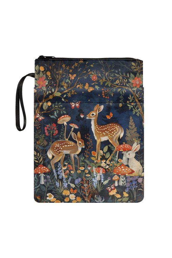 Books Sleeve Gift Christian Bag with Waterproof Polyester Protector Wrap Bag Washable for Bible or Book Student 8.66 x 11.42