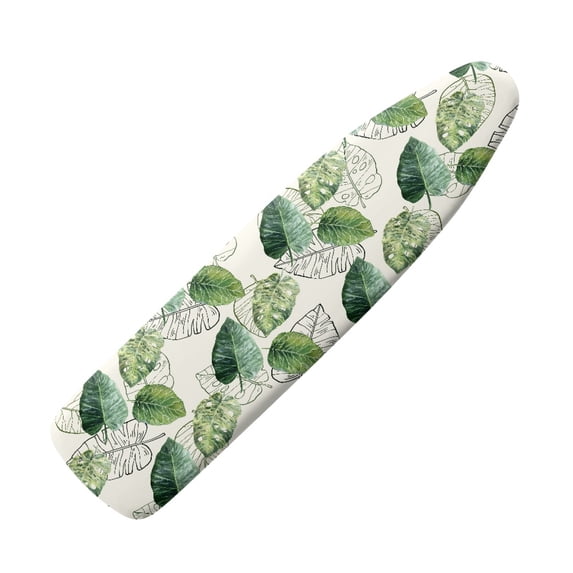 HELLHERO Broadleaf Plants Ironing Board Cover 3 Fasteners Stylish Anti-Slip Ironing Board Cover Protection Covers Easy to Fold