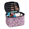 thumbnail image 1 of HELLHERO Brush Holders Multifunctional Large Capacity Makeup Bag Large Cosmetic Travel Bag Daily Dachshund Flower Meadow, 1 of 6