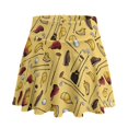 thumbnail image 1 of HELLHERO Built-in Shorts Women's Athletic Golf Skorts Skirts for Tennis Yoga, Golf Equipment Print Polyester Spandex Fabric Workout Tennis Skirt 2 Side Pockets, 1 of 9