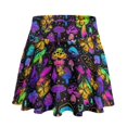 thumbnail image 1 of HELLHERO Built-in Shorts Women's Athletic Skorts, Colorful Mushroom Pattern 2 Side Pockets with Pockets Tennis Skirt for Yoga Party Golf, 1 of 9