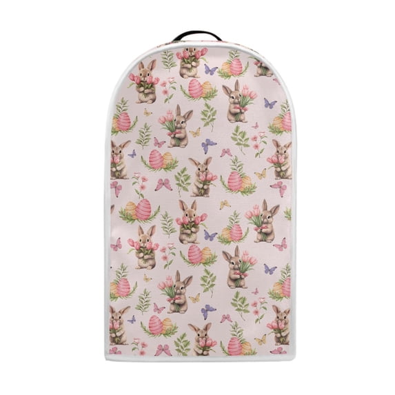 HELLHERO Bunnies with Tulips for Easter Protective Case with Hand Strap Lightweight Mixer Blender Cover for Home Kitchen Indoor