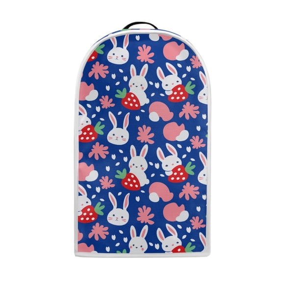HELLHERO Bunny Strawberry Bloom Dustproof 15.94"H x 9.45"L x 7.28"W Mixer Blender Cover Proof Stain Univesal Kitchen Accessories for Home Kitchen Indoor