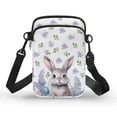 thumbnail image 1 of HELLHERO BunnyBloom Shoulder Bags for Adult Double Deck Cross Body Purse Polyester with Shoulder Strap, 1 of 7